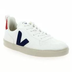 Veja SMALL V-10 LACE - Blanc Vert Blanc Vert