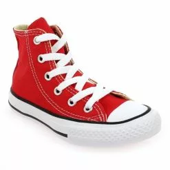 Converse CHUCK TAYLOR ALL STAR HI KIDS - Rouge Rouge -Promos BOTTES Magasin 37068 03 01 3