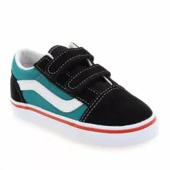 Vans OLD SKOOL V - Noir Blanc Noir Blanc -Promos BOTTES Magasin 61393 07 01
