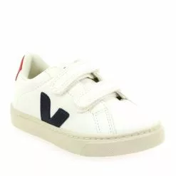 Veja SMALL-ESPLAR-VELCRO - Blanc Marine Blanc Marine