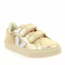 Veja SMALL-ESPLAR-VELCRO - Blanc Marine Blanc Marine -Promos BOTTES Magasin 63318 04 01 1