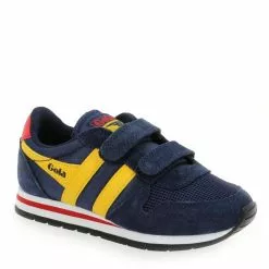 Gola DAYTONA VELCRO CKA159 - Marine Jaune Marine Jaune