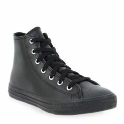 Converse CTAS HI EV CLASSIC ELEVATED LEATHER - Noir Noir