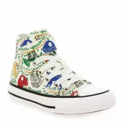 Converse CTAS 1V VINTAGE ANIMAL PRINT - Blanc Multi Blanc Multi