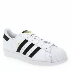 Adidas Originals SUPERSTAR J - Blanc Noir Blanc Noir